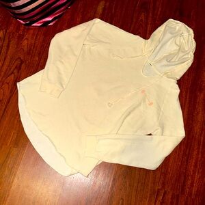 Barbella cream sweatshirt with peach writing size large